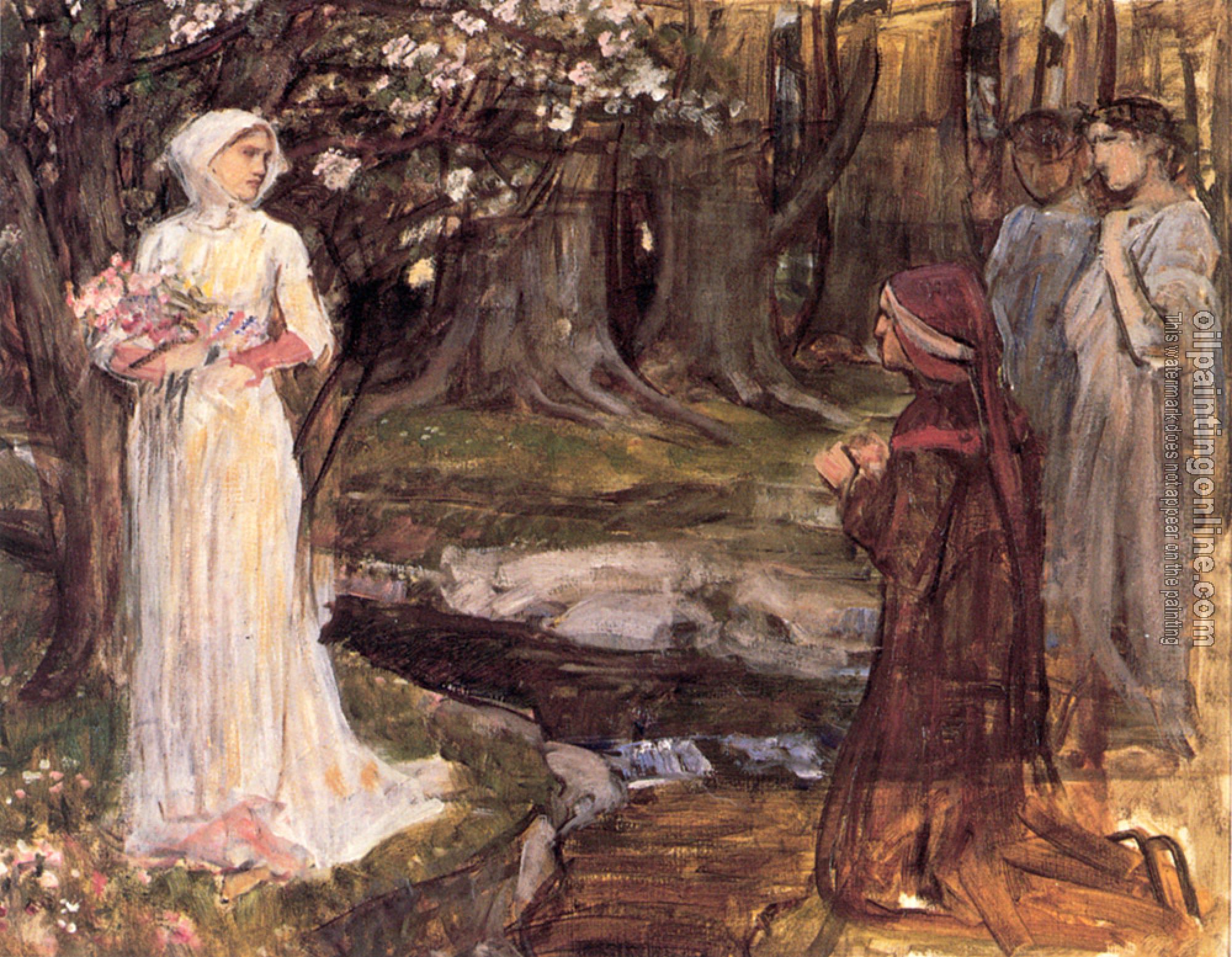 Waterhouse, John William - Dante and Beatrice